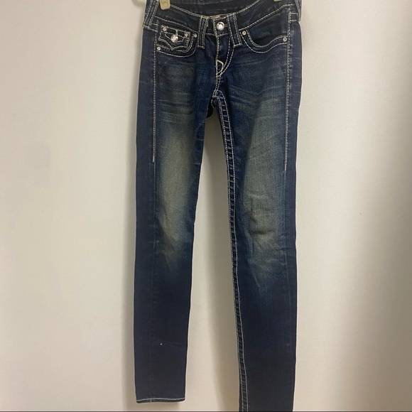 True Religion Womens Disco Julie Big T Jeans - Picture 5 of 13